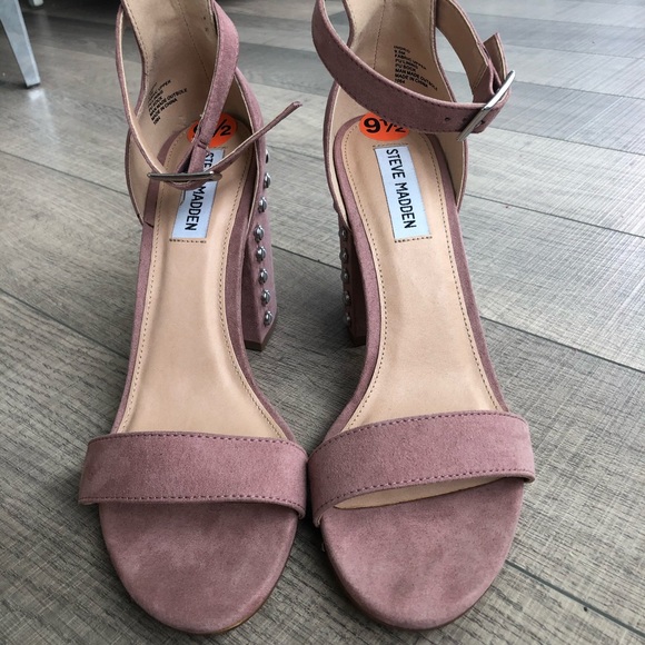 NWT Pink Steve Madden Heeled Sandals - Picture 4 of 8